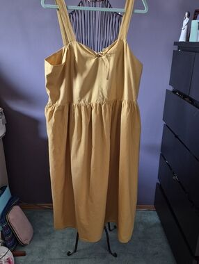 Signature Mustard Yellow Casual Ladies Sundress